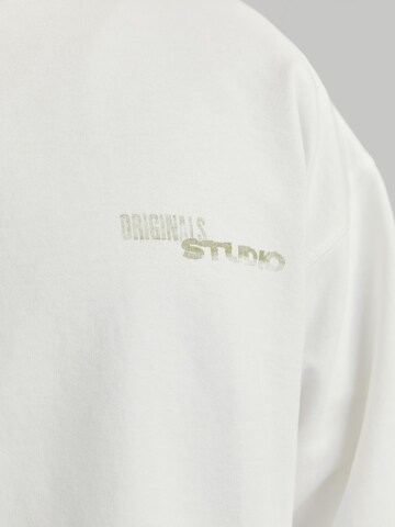 Sweat-shirt JACK & JONES en blanc