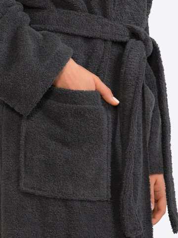 celodoro Long Bathrobe 'Home & Spa Collection' in Grey