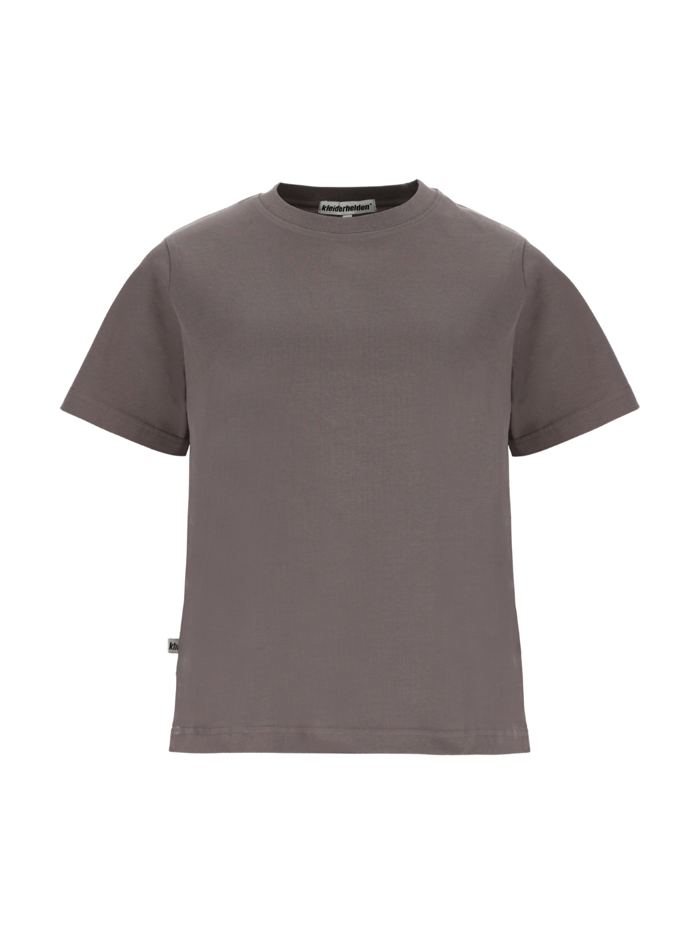 kleiderhelden Shirt 'kheTee, made from regenerative cotton' in Grey: front