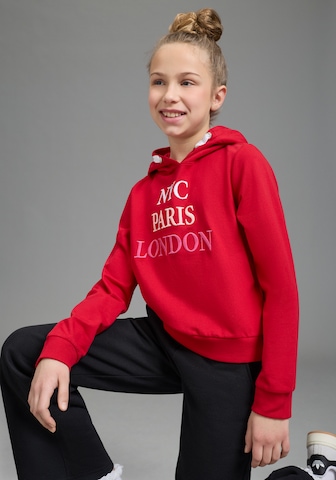 Kidsworld Sweatshirt in Red: front