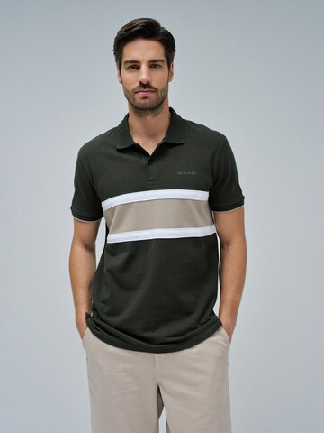Salsa Jeans Shirt in Groen: voorkant