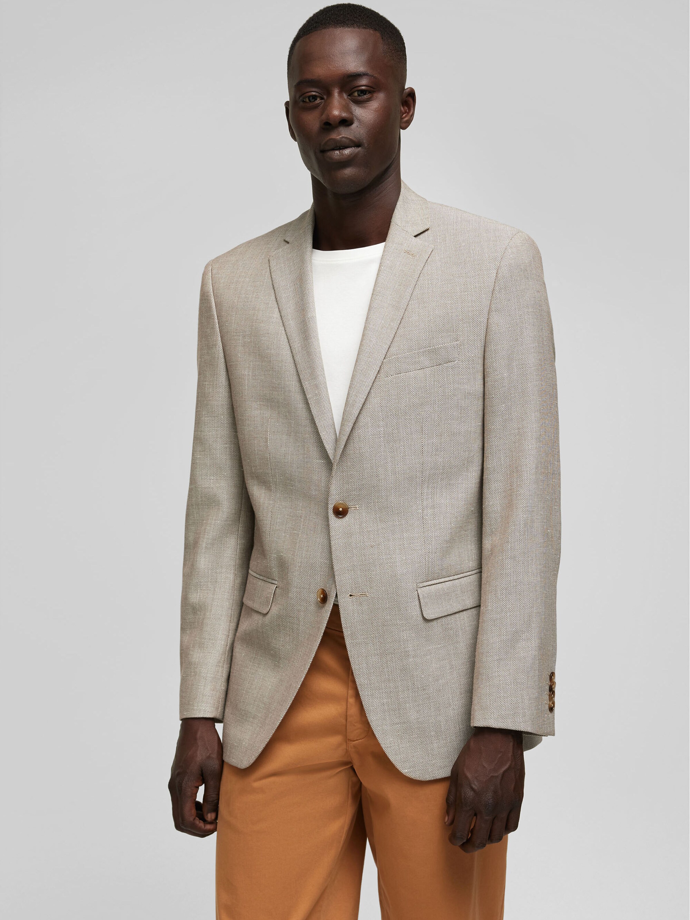 Coupe regular Veste de costume MEYER en Marron ABOUT YOU