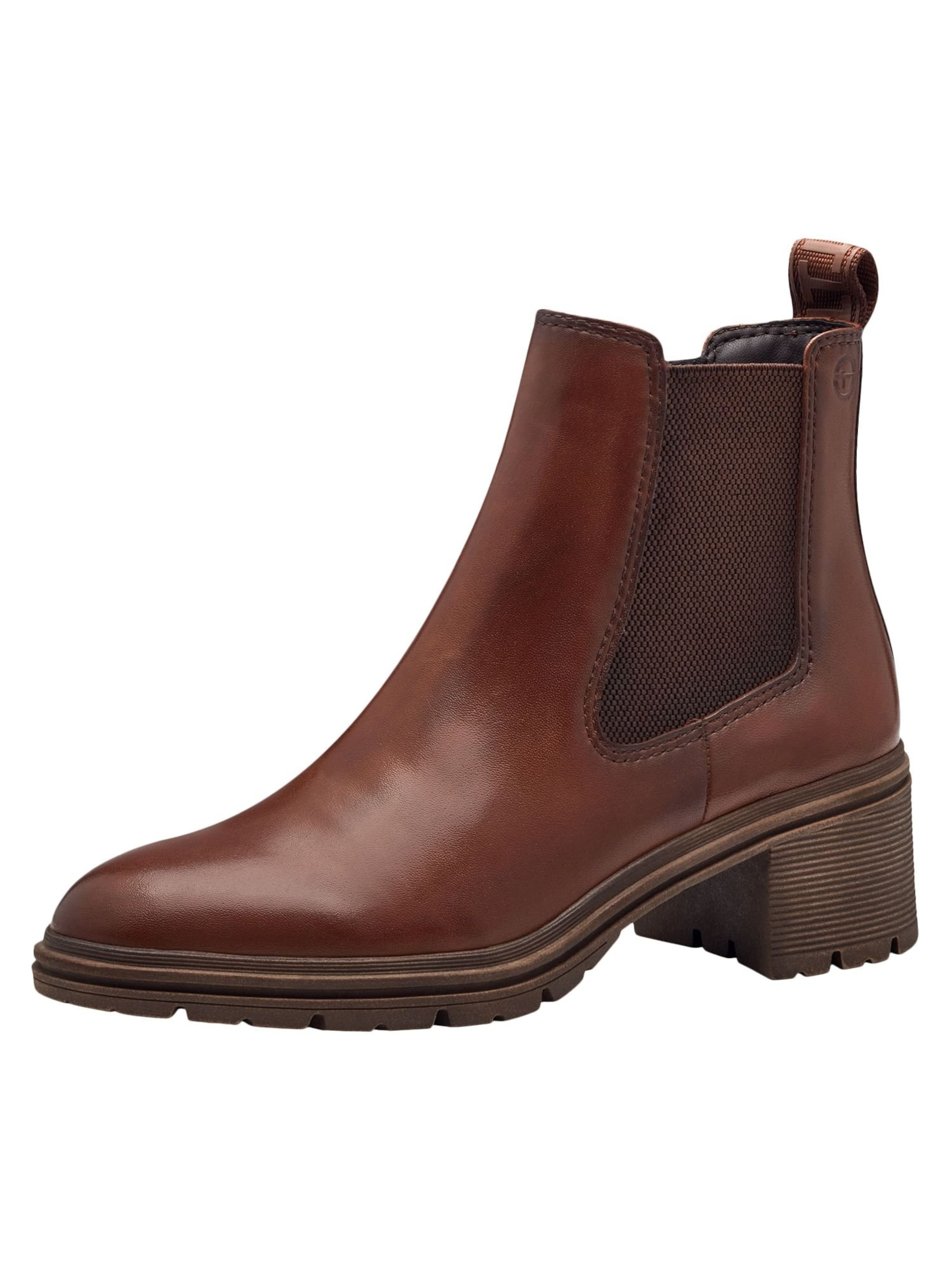 Tamaris Chelsea Boots in dunkelbraun, Produktansicht