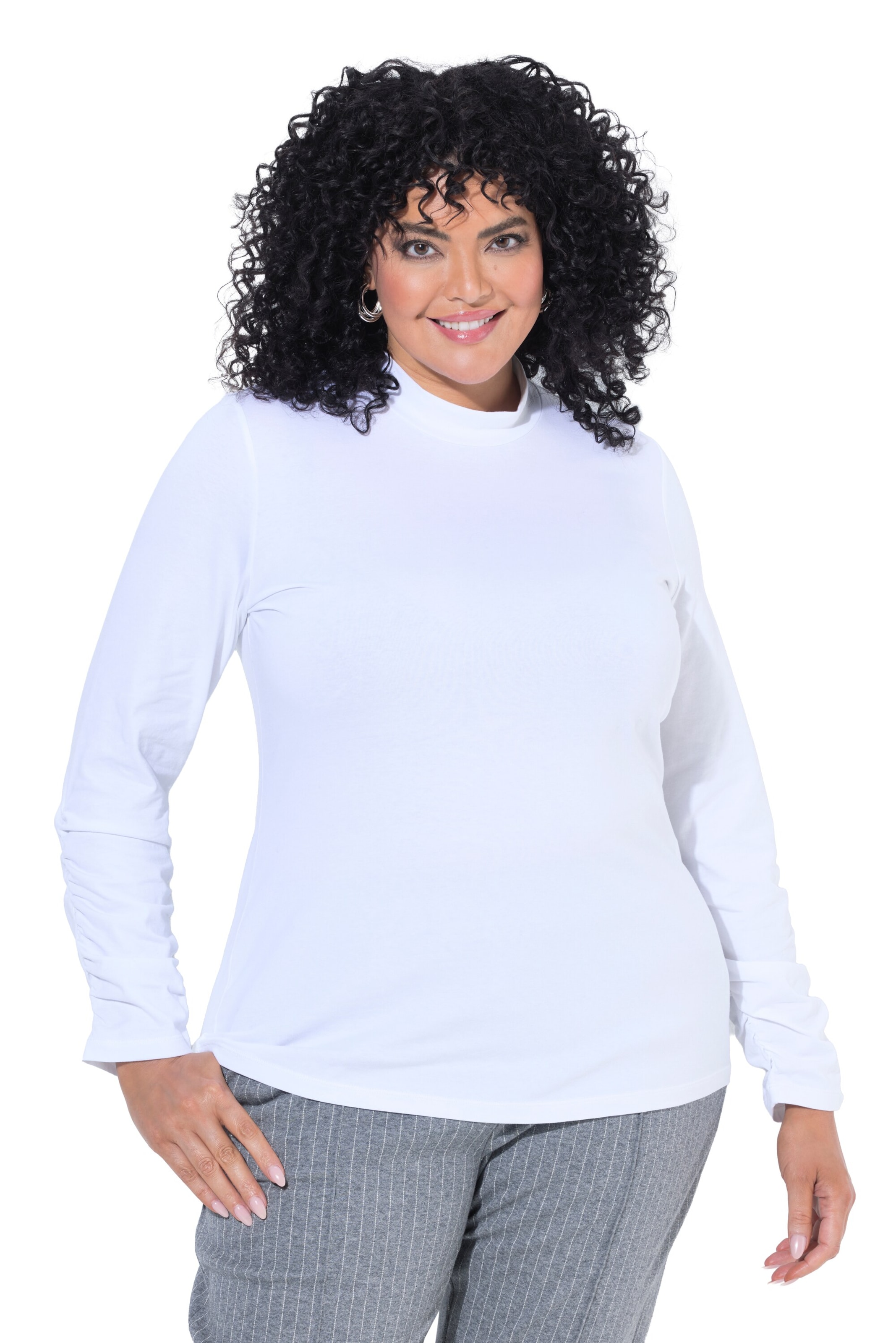 Ulla Popken Shirt in White: front