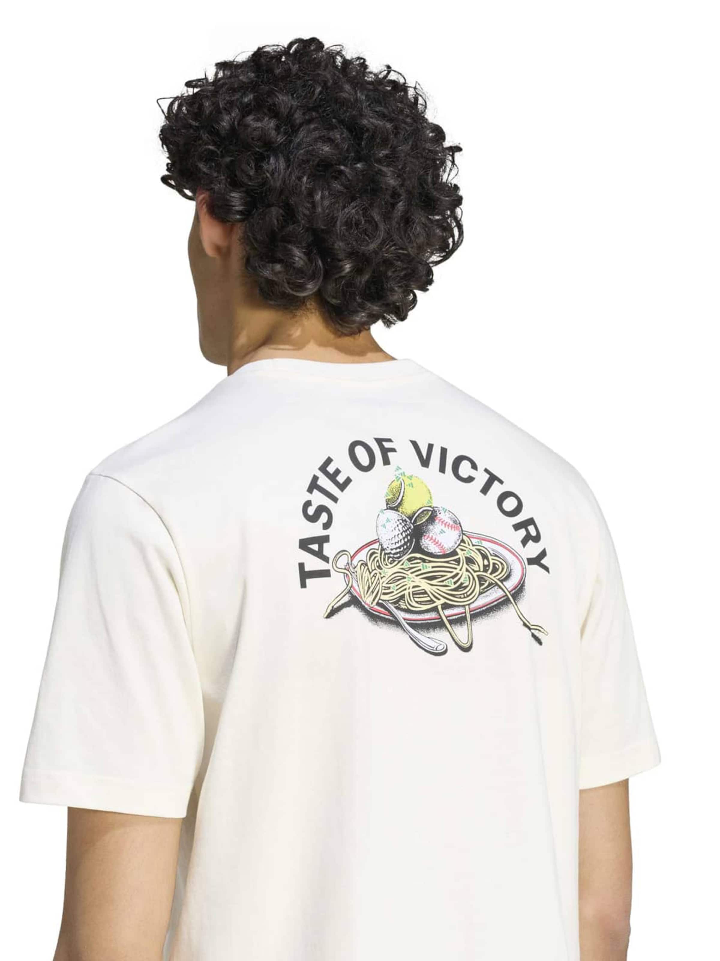 T-Shirt fonctionnel 'TST PST' ADIDAS SPORTSWEAR en blanc