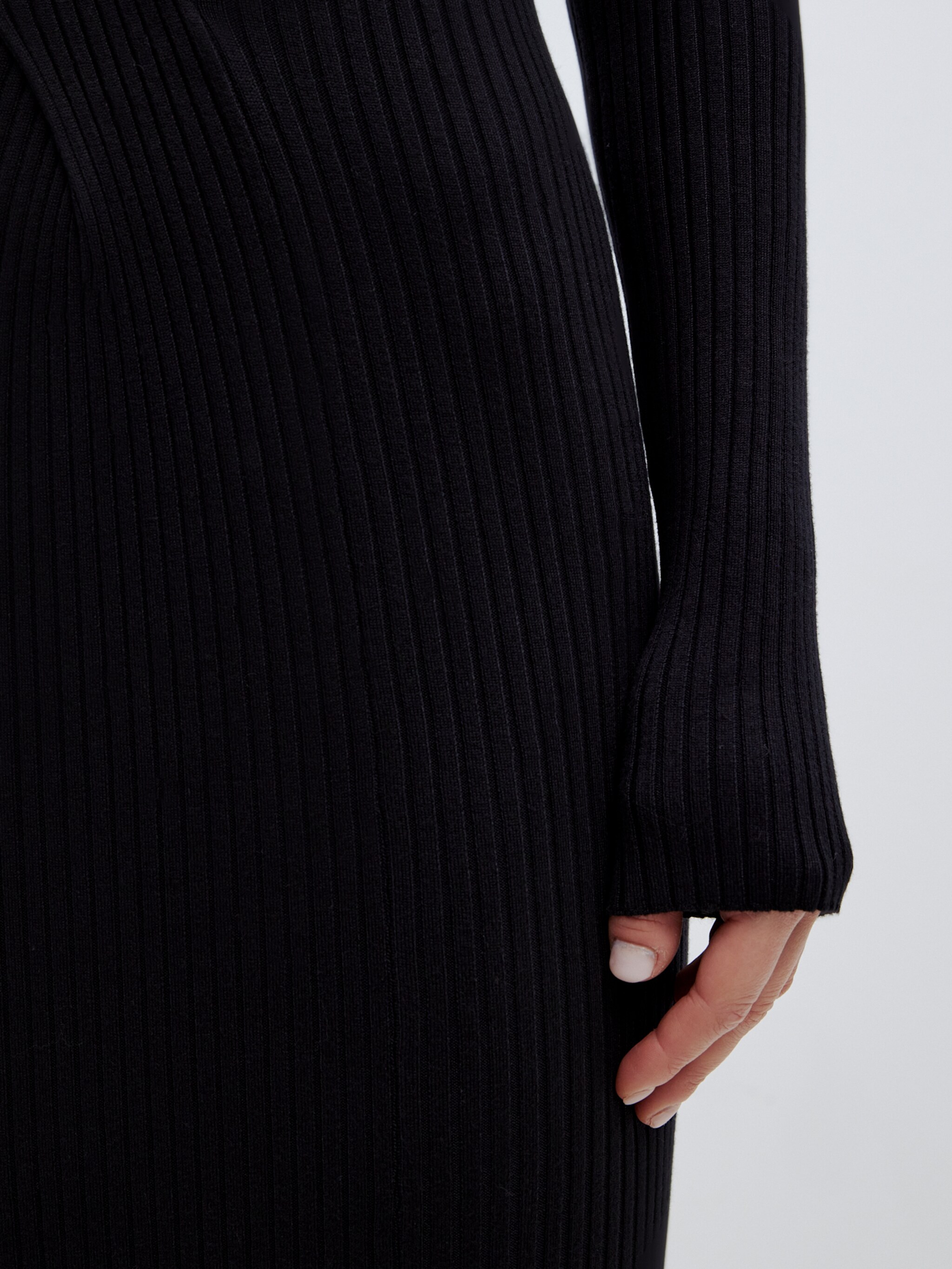 EDITED Produits Robes en maille noir