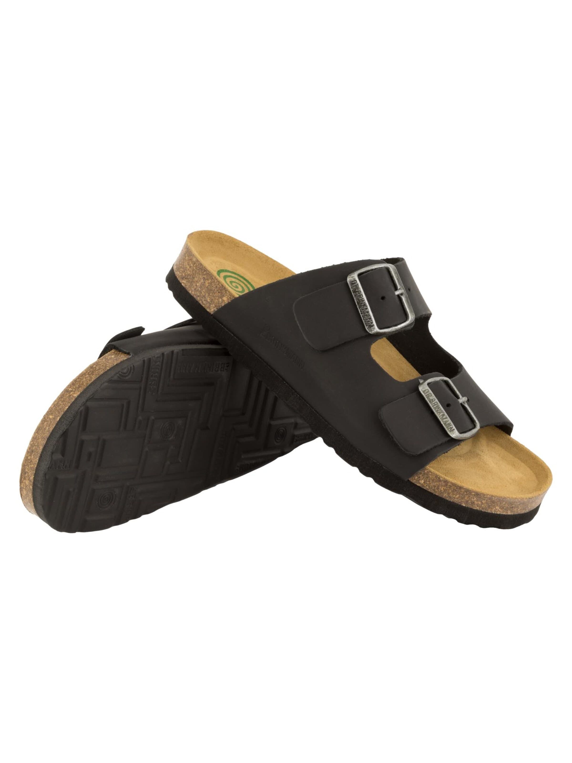 DR. BRINKMANN Mule 'Bonillo' in Black