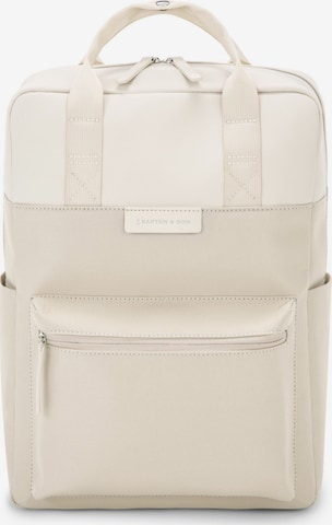 Kapten & Son Rucksack 'Bergen' in Beige: Vorderseite