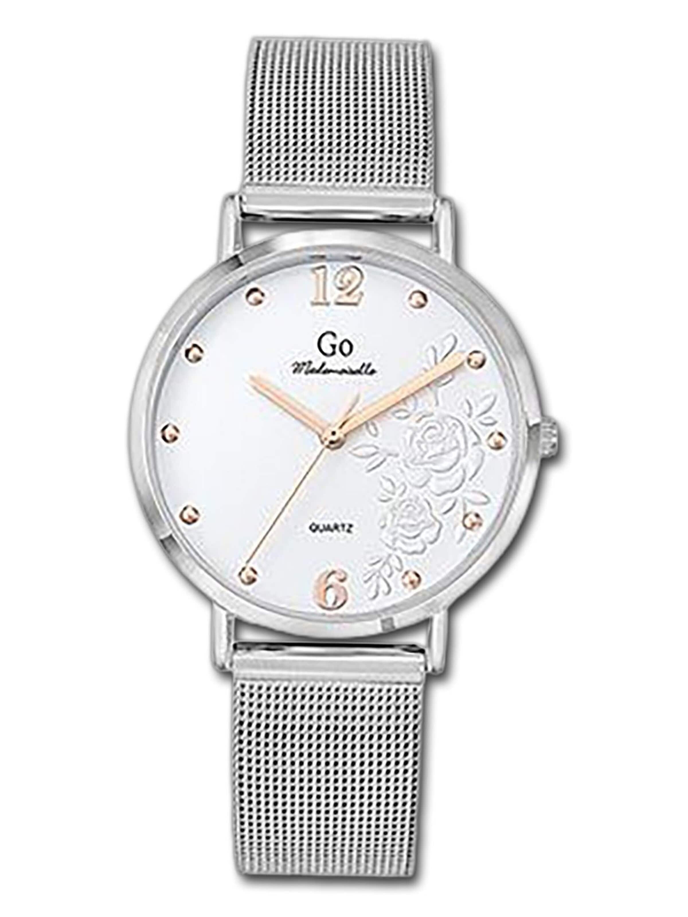 Orologio analogico di GO GirlOnly in argento: frontale
