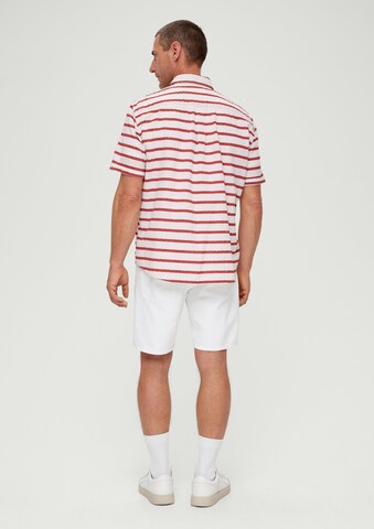 s.Oliver Regular fit Overhemd in Rood
