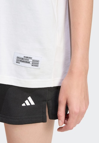 T-shirt fonctionnel ADIDAS SPORTSWEAR en blanc