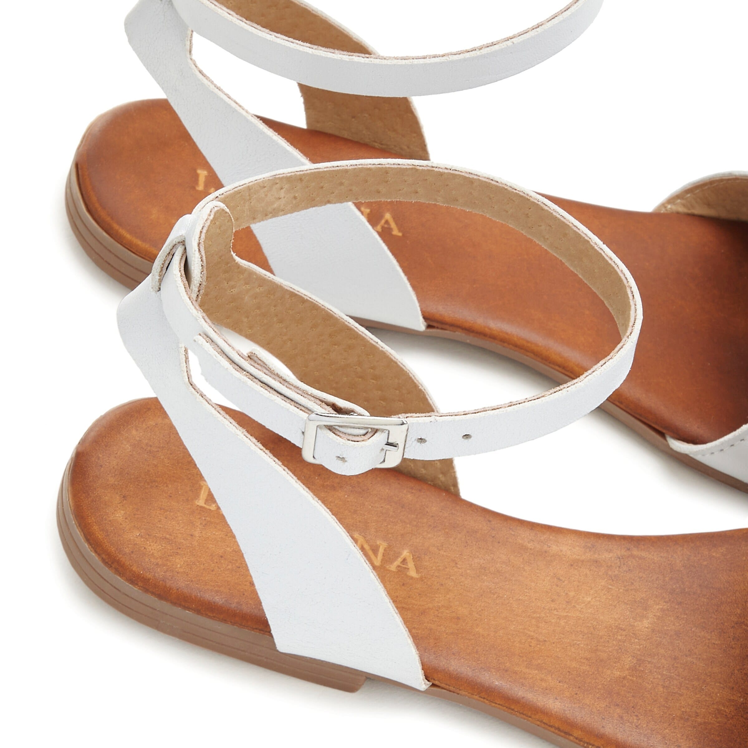 LASCANA Strap Sandals in White