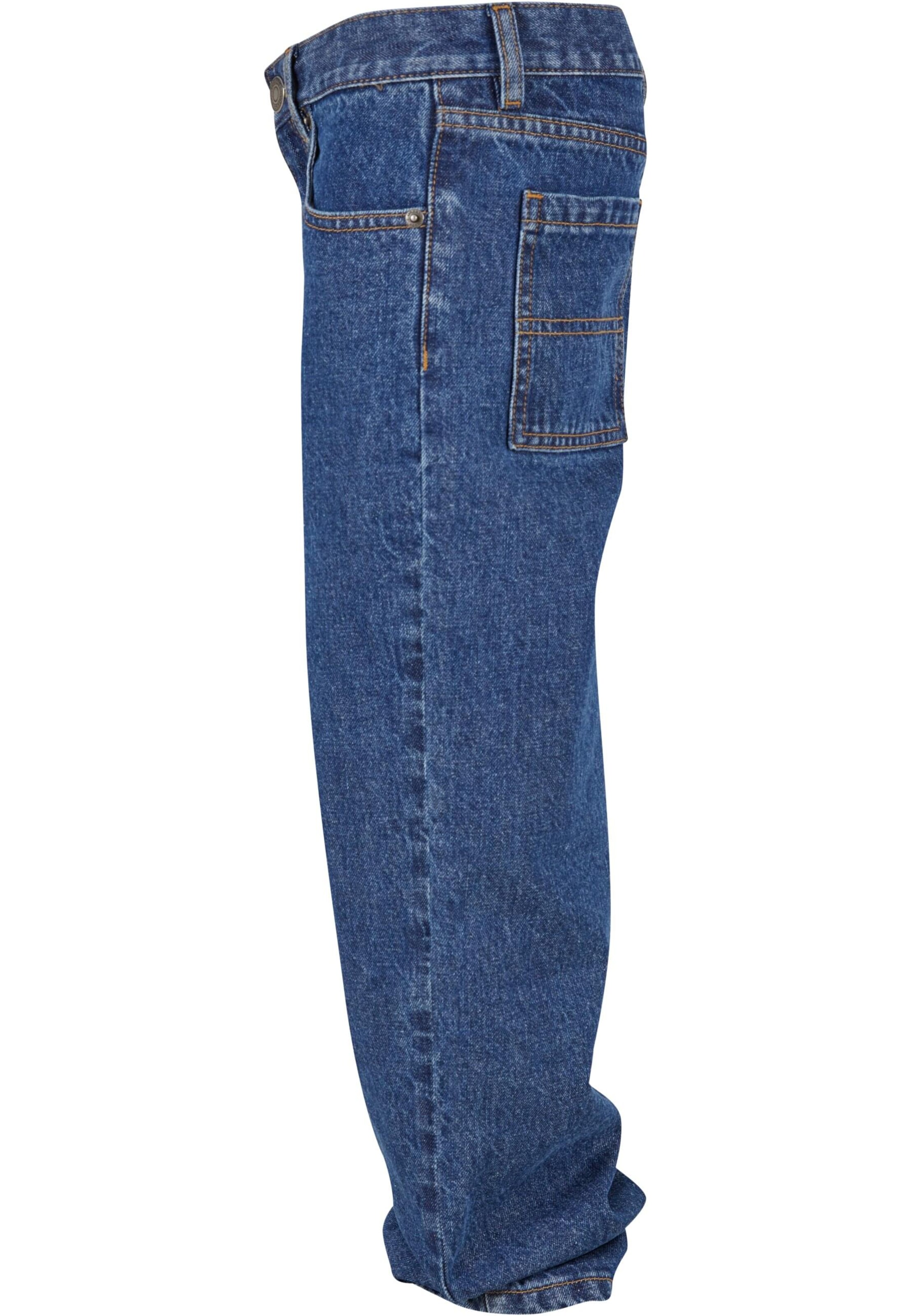 Urban Classics Loosefit Džíny – modrá