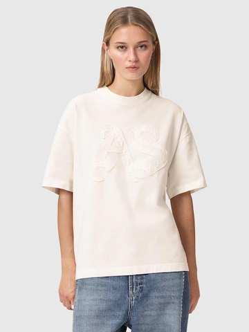 AllSaints Μπλουζάκι 'INSIGNIA ETTA' σε λευκό: μπροστά