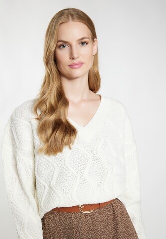 Pull-over DreiMaster Vintage en blanc