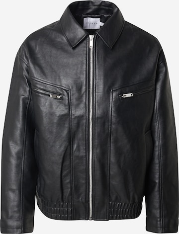 juoda TOPMAN Demisezoninė striukė: priekis