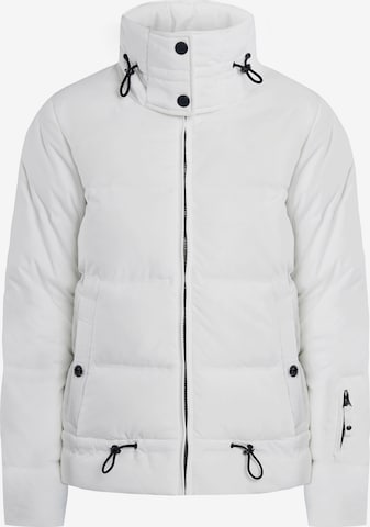 DreiMaster Maritim Χειμερινό μπουφάν σε λευκό: μπροστά