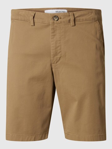 SELECTED HOMME Shorts in Braun: Vorderseite