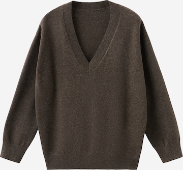 MANGO Sweter 'FESTO' w kolorze brązowy: przód