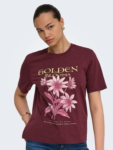 ONLY - Camiseta 'ONLLUCY MONJA' en lila