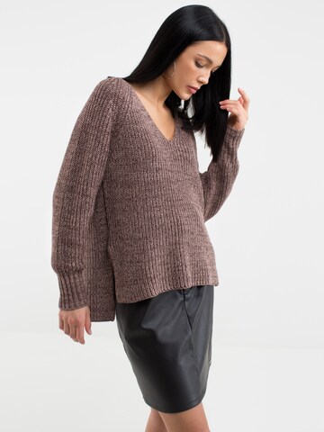 BIG STAR Pullover 'Gardenia' in Braun