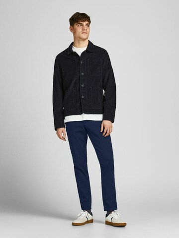 JACK & JONES - regular Pantalón chino 'Ollie' en azul