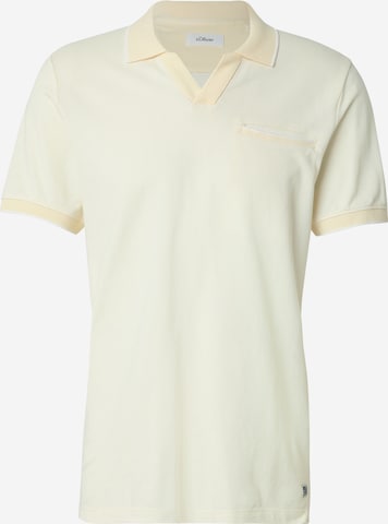 s.Oliver Poloshirt in Gelb: Vorderseite