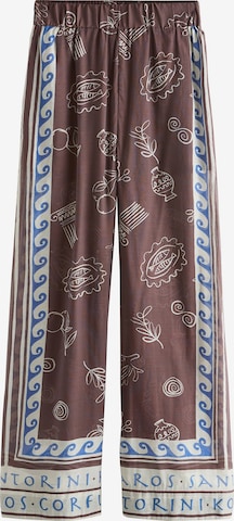 Wide leg Pantaloni di Next in marrone: frontale