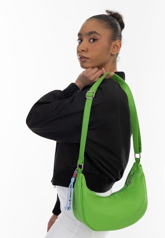 MYMO - Bolso de hombro en verde: frente