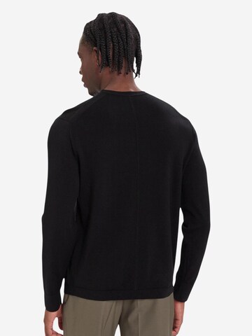 Calvin Klein Trui 'LS MERINO CREW LV04LB305G' in Zwart