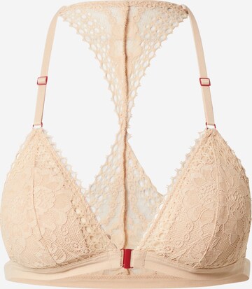 Triangolo Reggiseno di Scandale éco-lingerie in beige: frontale