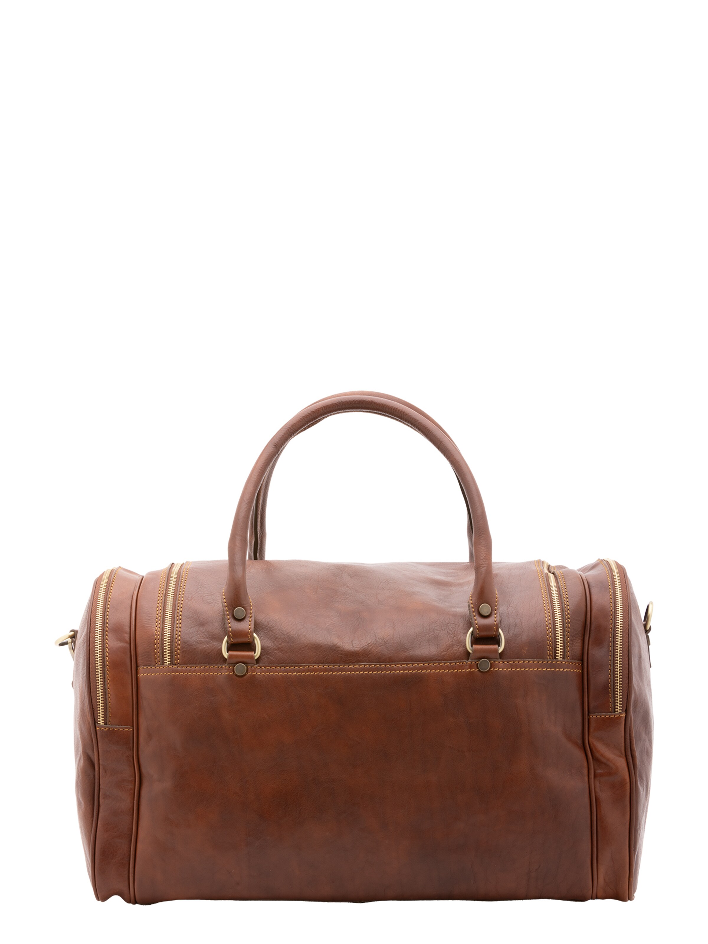 Borsa da viaggio di Viola Castellani in marrone: frontale