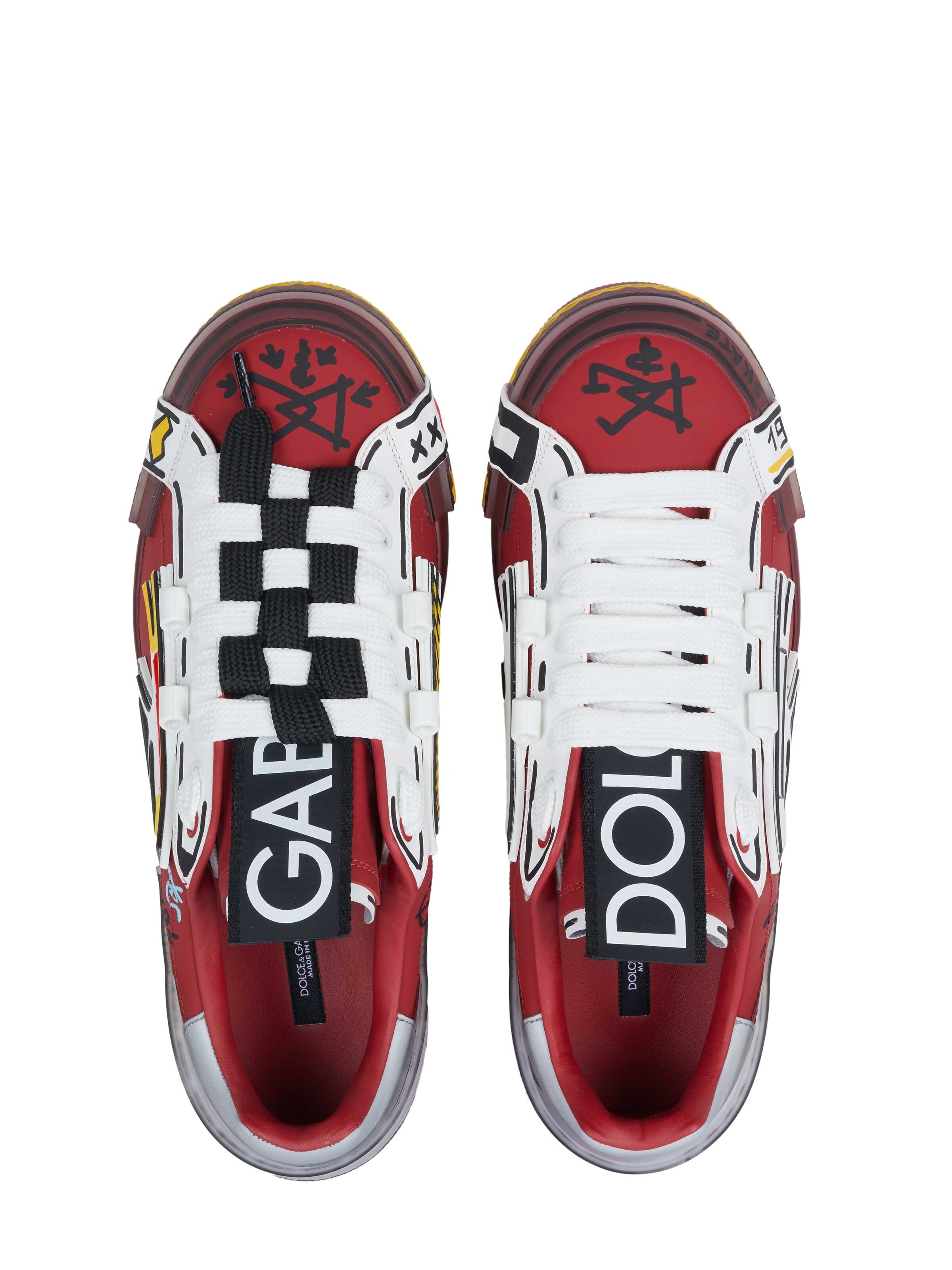 DOLCE & GABBANA Slip-on 'Dolce & Gabbana Schuhe' in Red
