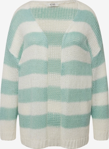 Angel of Style Oversized Cardigan in Green: front