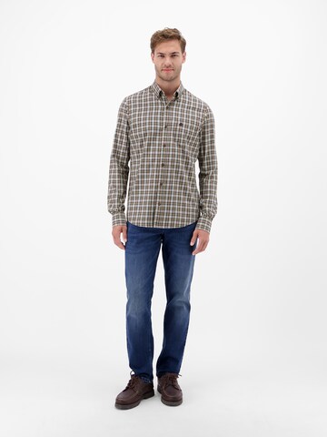 LERROS Regular fit Button Up Shirt in Brown