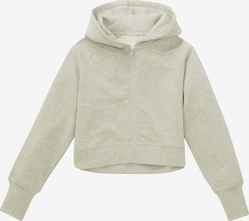 TOM TAILOR Sweatjacke in Grau: predná strana