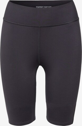 Skinny Pantalon de sport ESPRIT en noir : devant