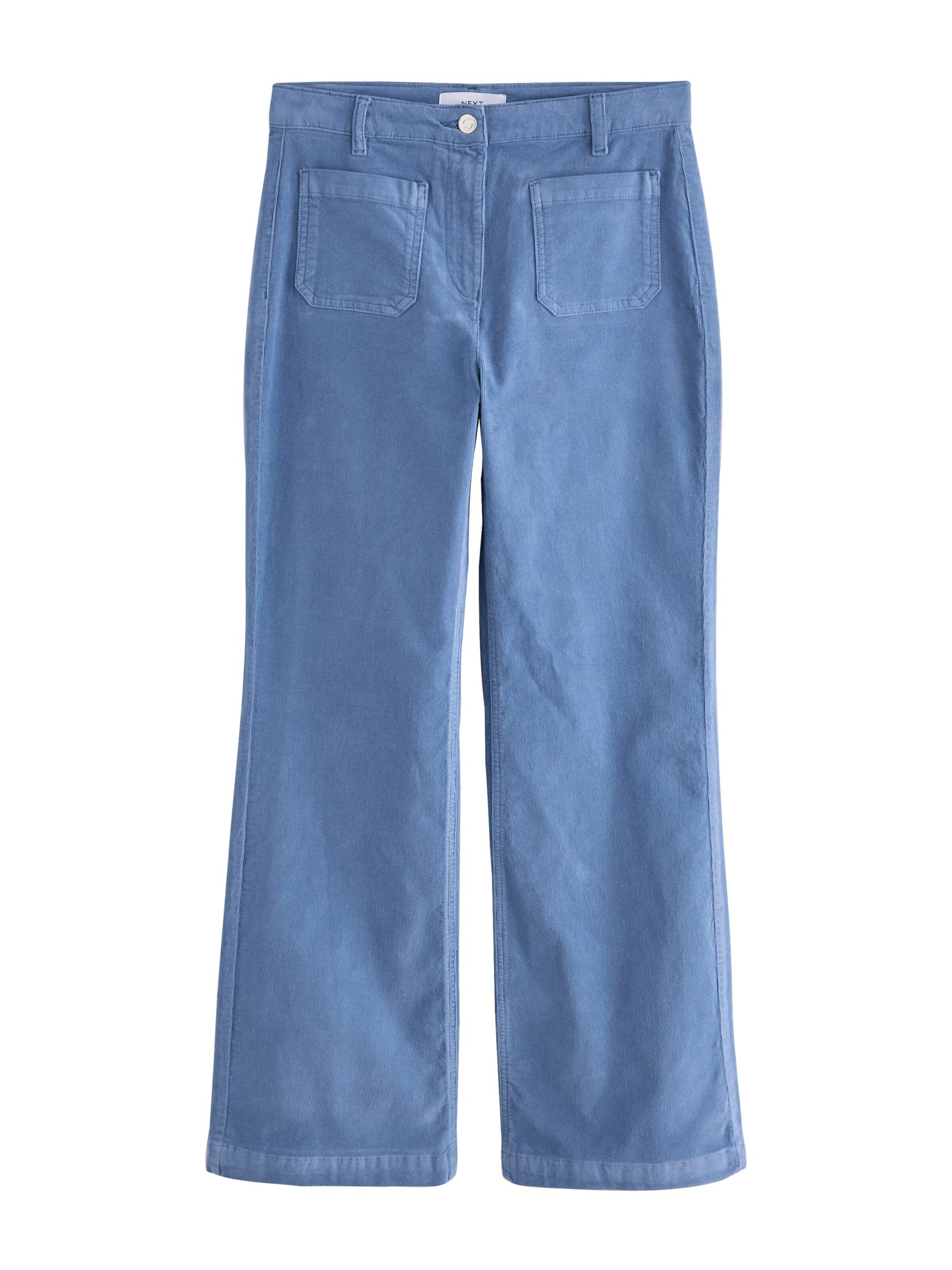 Next Bootcut Broek in Blauw: voorkant