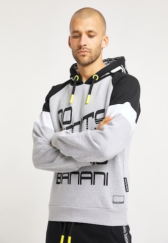 BRUNO BANANI Sweatshirt 'Jordan' in Grijs: voorkant