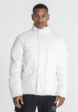 Gianni Kavanagh Winterjas 'Statement' in Wit: voorkant