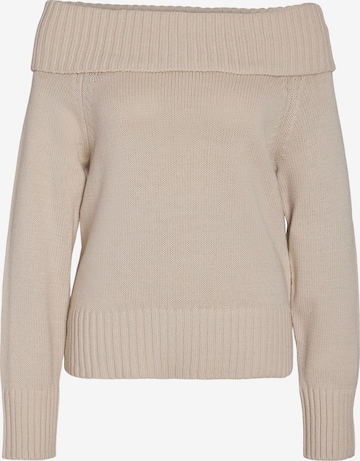 Pullover 'NMLIMA' di Noisy may in beige: frontale