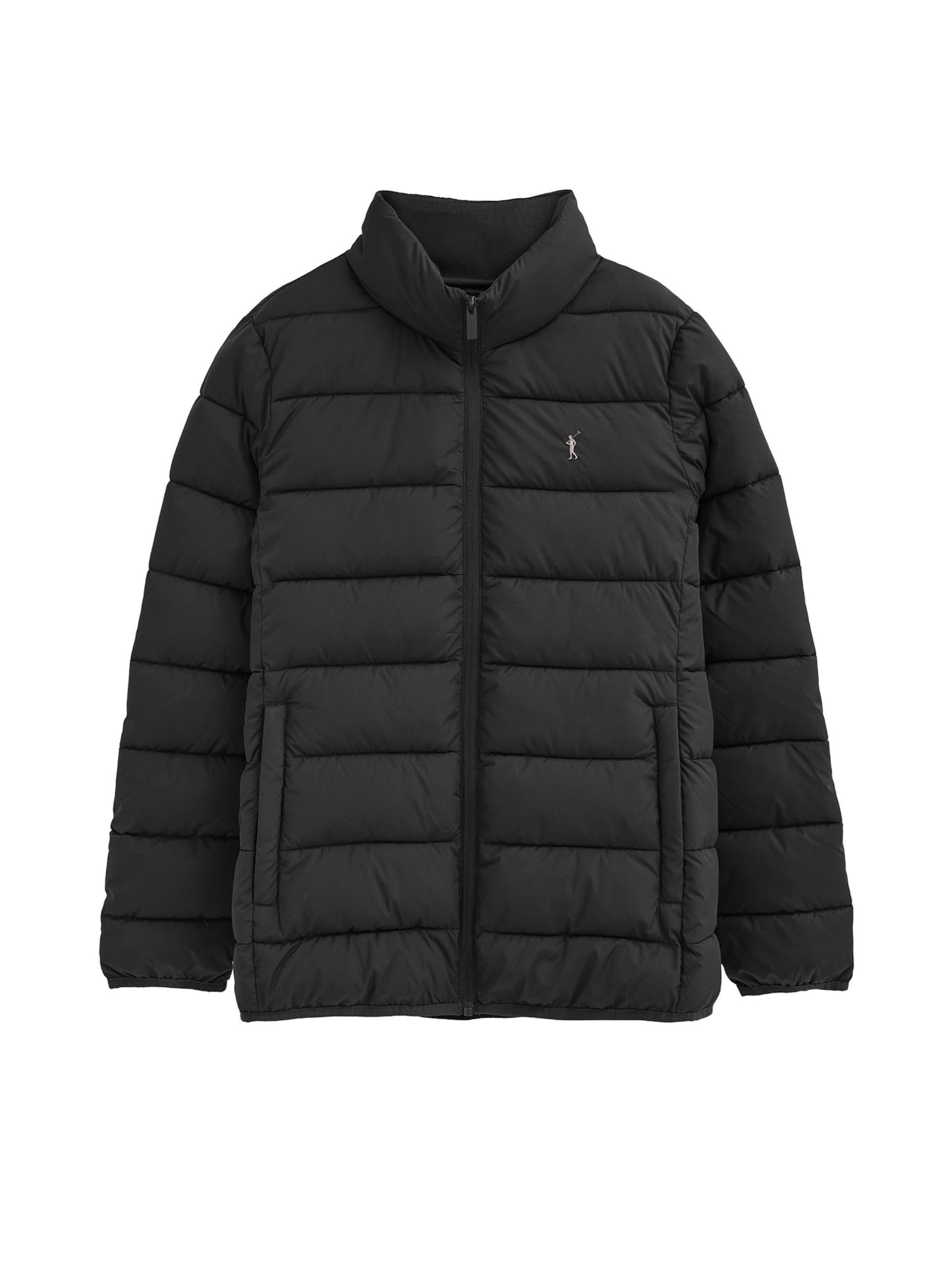 Polo Club Winterjacke in Schwarz: Vorderseite