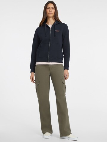 GUESS Sweatjacke in Blau