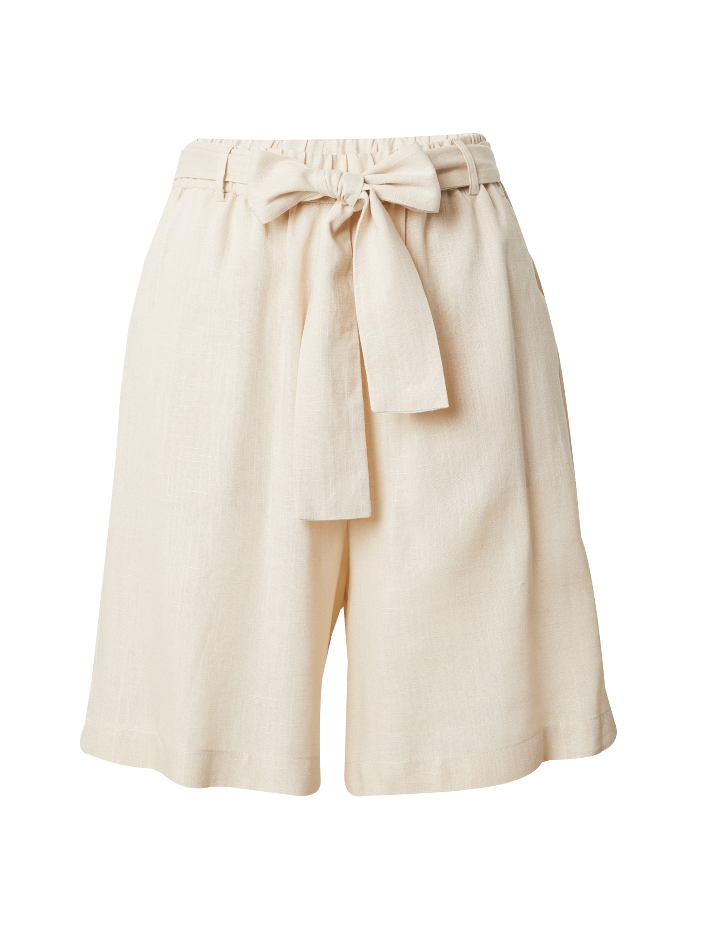 SELECTED Ohlapna forma Hlače 'GULIA' | bež barva: sprednja stran