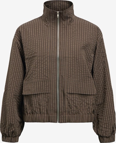 OBJECT Prijelazna jakna 'OBJLEVI' u čokolada / tamno smeđa / bijela, Pregled proizvoda