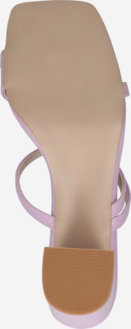 Trendyol T-Bar Sandals 'Slippers' in Purple