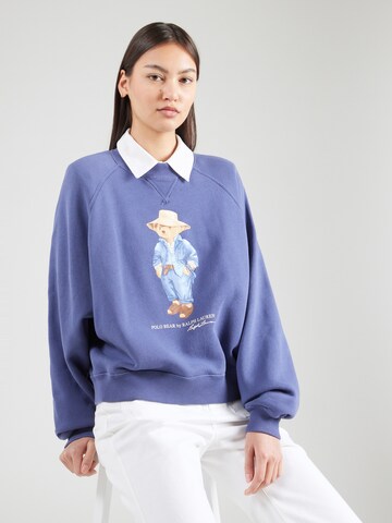 Polo Ralph Lauren Μπλούζα φούτερ 'TRVLR BR' σε μπλε: μπροστά