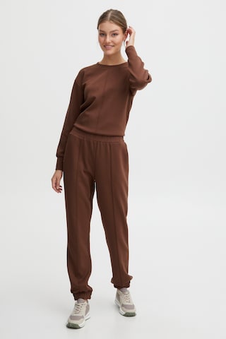 Oxmo Tapered Pants 'OXPEARL' in Brown