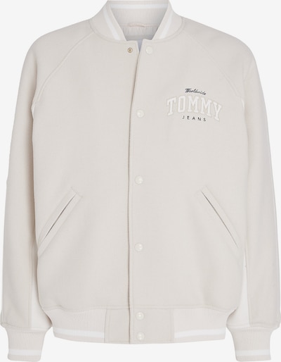 Tommy Jeans Between-season jacket 'Varsity' in Ecru / Black / White, Item view