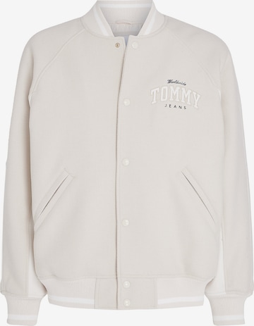 Tommy Jeans Jacke 'Varsity' in Beige: predná strana